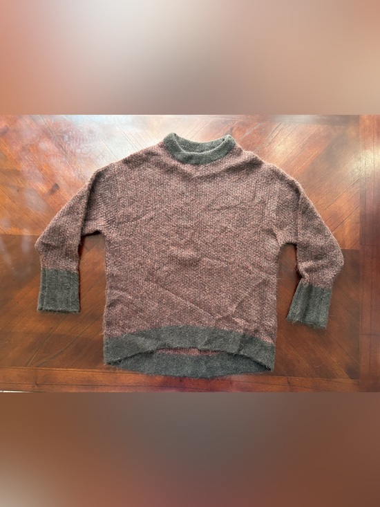 Banana Republic Sweaters - Banana Republic Brown and Rust Textured Knit Sweater 50% alpaca